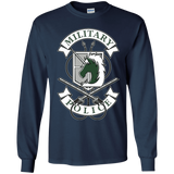 T-Shirts Navy / YS AoT Military Police Youth Long Sleeve T-Shirt