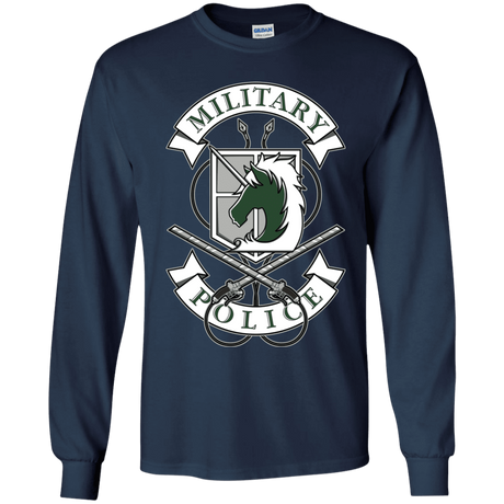 T-Shirts Navy / YS AoT Military Police Youth Long Sleeve T-Shirt