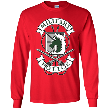 T-Shirts Red / YS AoT Military Police Youth Long Sleeve T-Shirt