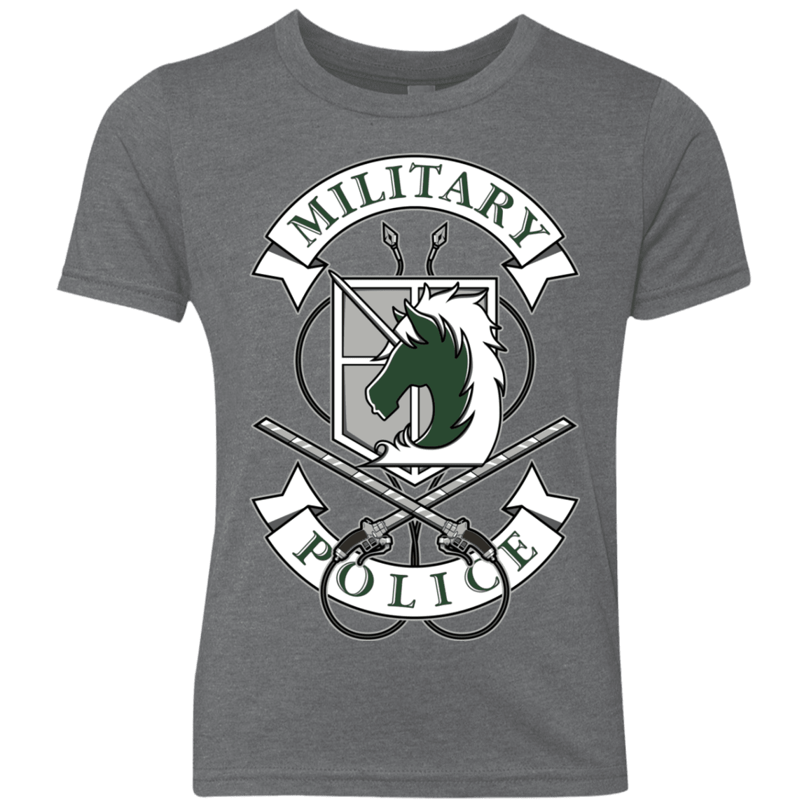 T-Shirts Premium Heather / YXS AoT Military Police Youth Triblend T-Shirt