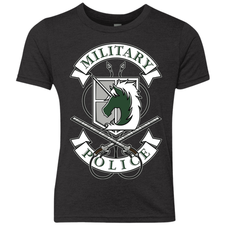 T-Shirts Vintage Black / YXS AoT Military Police Youth Triblend T-Shirt