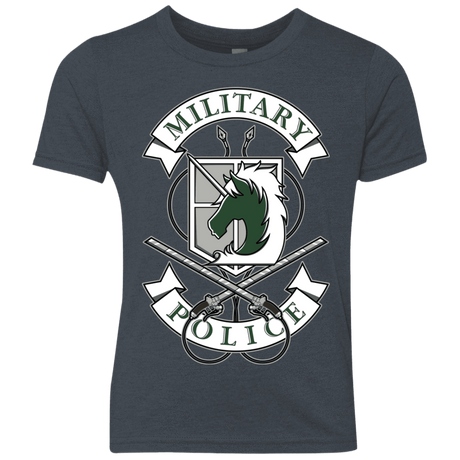 T-Shirts Vintage Navy / YXS AoT Military Police Youth Triblend T-Shirt