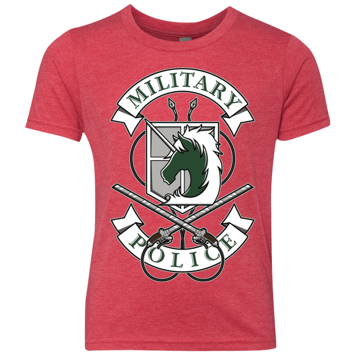 T-Shirts Vintage Red / YXS AoT Military Police Youth Triblend T-Shirt