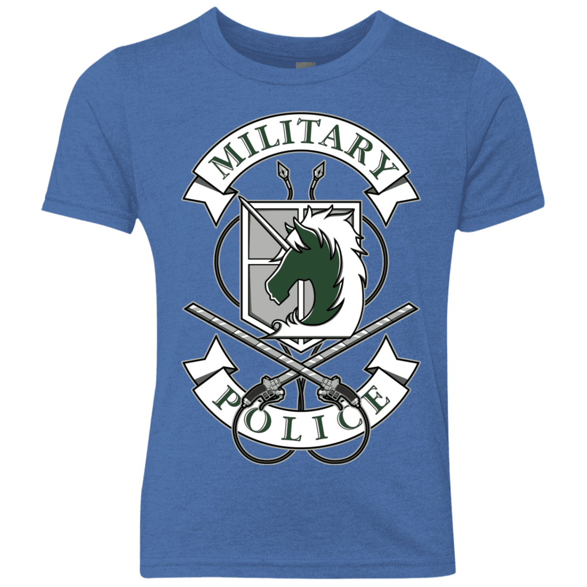 T-Shirts Vintage Royal / YXS AoT Military Police Youth Triblend T-Shirt