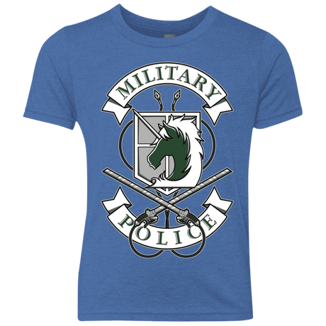 T-Shirts Vintage Royal / YXS AoT Military Police Youth Triblend T-Shirt