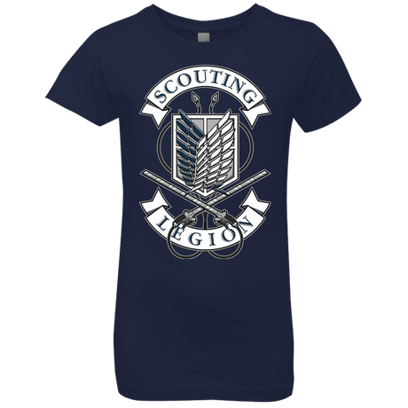 T-Shirts Midnight Navy / YXS AoT Scouting Legion Girls Premium T-Shirt