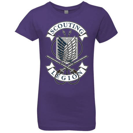 T-Shirts Purple Rush / YXS AoT Scouting Legion Girls Premium T-Shirt