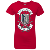 T-Shirts Red / YXS AoT Scouting Legion Girls Premium T-Shirt