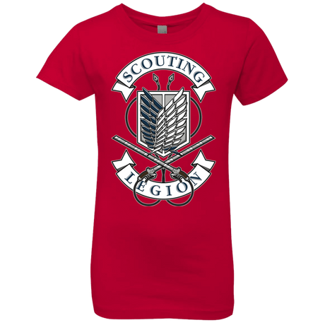 T-Shirts Red / YXS AoT Scouting Legion Girls Premium T-Shirt