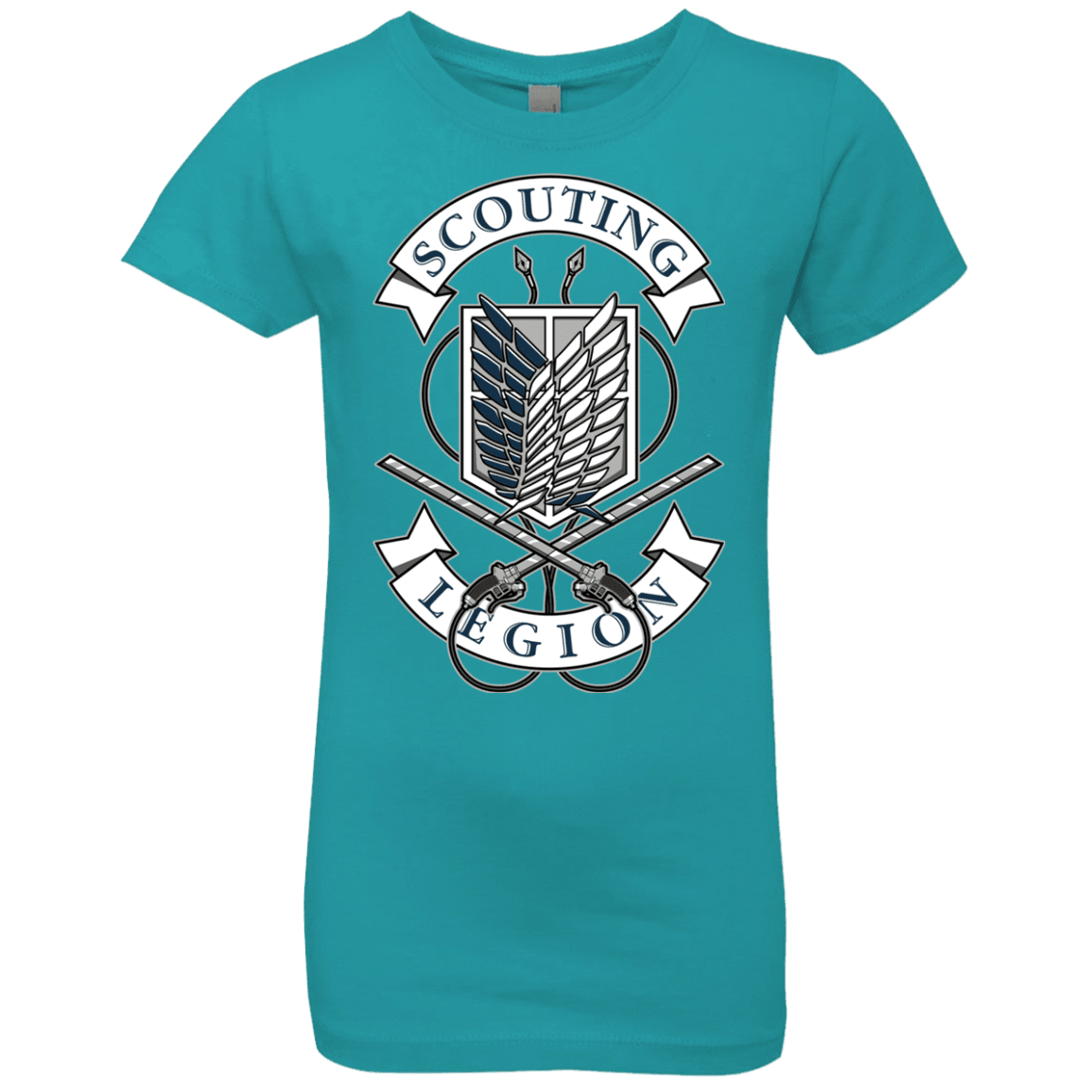 T-Shirts Tahiti Blue / YXS AoT Scouting Legion Girls Premium T-Shirt