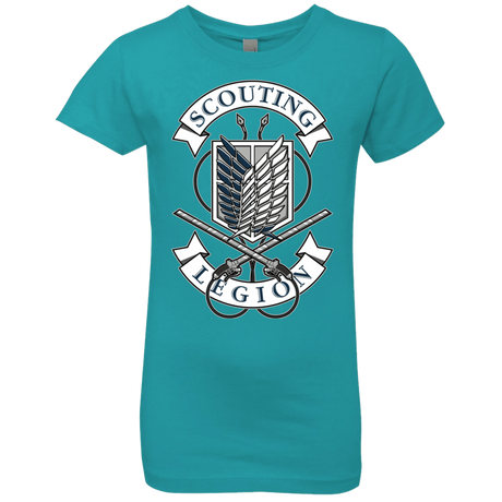 T-Shirts Tahiti Blue / YXS AoT Scouting Legion Girls Premium T-Shirt