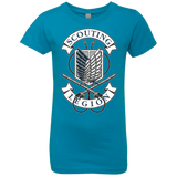 T-Shirts Turquoise / YXS AoT Scouting Legion Girls Premium T-Shirt