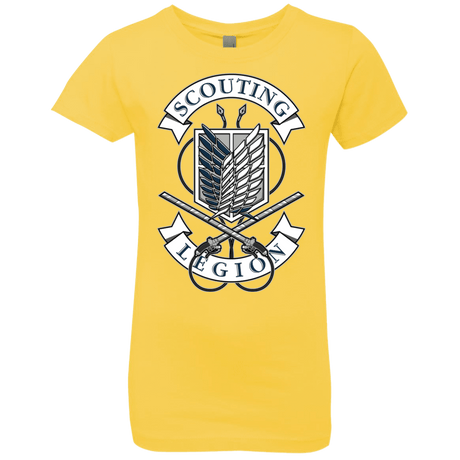 T-Shirts Vibrant Yellow / YXS AoT Scouting Legion Girls Premium T-Shirt