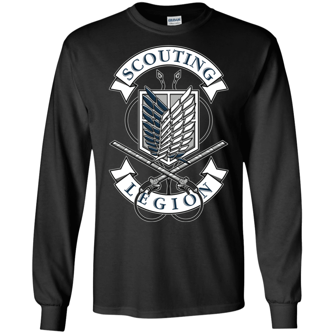 T-Shirts Black / S AoT Scouting Legion Men's Long Sleeve T-Shirt