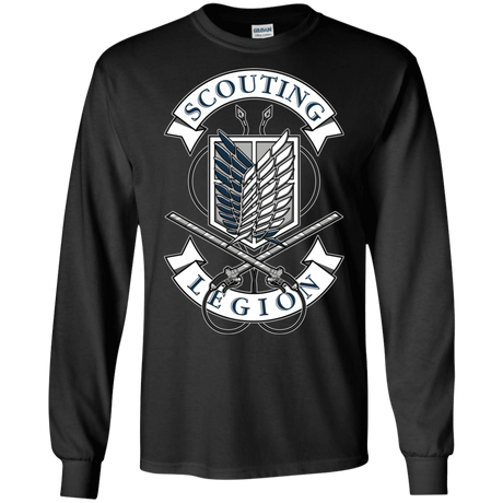 T-Shirts Black / S AoT Scouting Legion Men's Long Sleeve T-Shirt