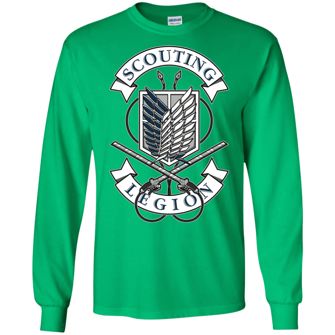 T-Shirts Irish Green / S AoT Scouting Legion Men's Long Sleeve T-Shirt