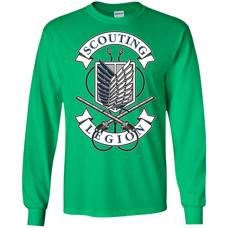 T-Shirts Irish Green / S AoT Scouting Legion Men's Long Sleeve T-Shirt