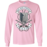 T-Shirts Light Pink / S AoT Scouting Legion Men's Long Sleeve T-Shirt