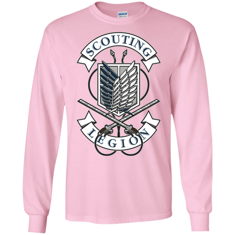 T-Shirts Light Pink / S AoT Scouting Legion Men's Long Sleeve T-Shirt