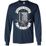 T-Shirts Navy / S AoT Scouting Legion Men's Long Sleeve T-Shirt