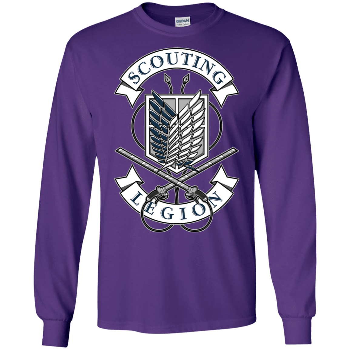 T-Shirts Purple / S AoT Scouting Legion Men's Long Sleeve T-Shirt