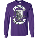 T-Shirts Purple / S AoT Scouting Legion Men's Long Sleeve T-Shirt