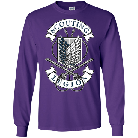 T-Shirts Purple / S AoT Scouting Legion Men's Long Sleeve T-Shirt