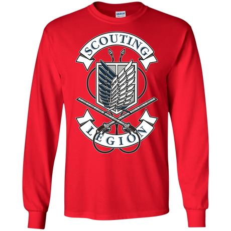 T-Shirts Red / S AoT Scouting Legion Men's Long Sleeve T-Shirt