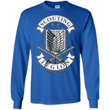 T-Shirts Royal / S AoT Scouting Legion Men's Long Sleeve T-Shirt