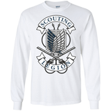 T-Shirts White / S AoT Scouting Legion Men's Long Sleeve T-Shirt