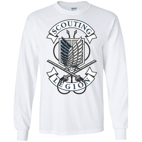 T-Shirts White / S AoT Scouting Legion Men's Long Sleeve T-Shirt