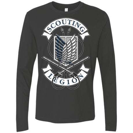 T-Shirts Heavy Metal / S AoT Scouting Legion Men's Premium Long Sleeve