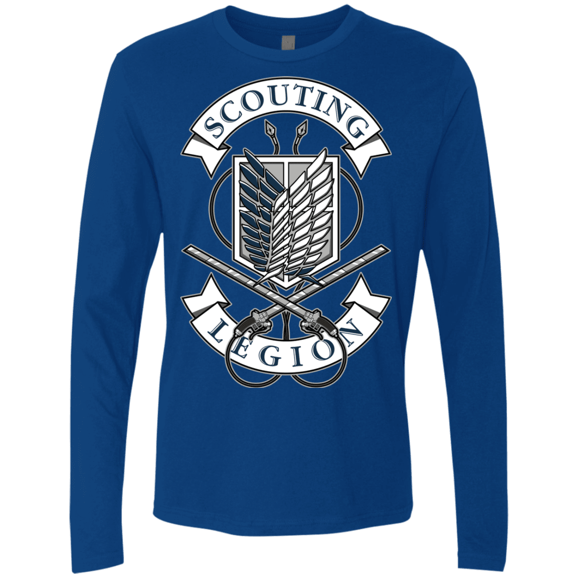 T-Shirts Royal / S AoT Scouting Legion Men's Premium Long Sleeve