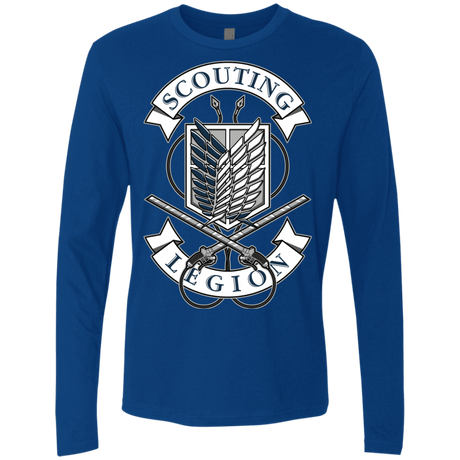T-Shirts Royal / S AoT Scouting Legion Men's Premium Long Sleeve