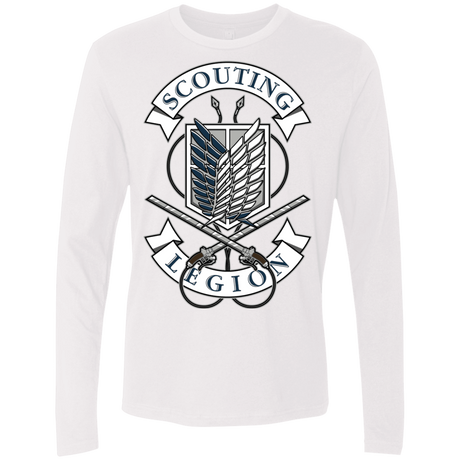 T-Shirts White / S AoT Scouting Legion Men's Premium Long Sleeve