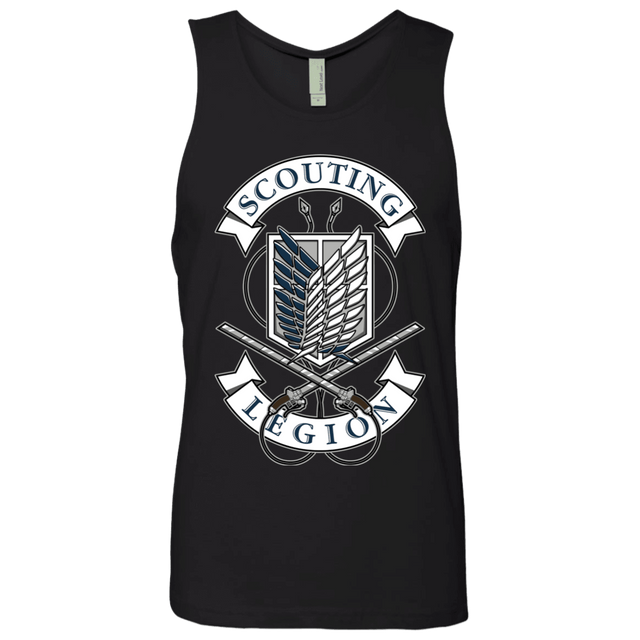 T-Shirts Black / S AoT Scouting Legion Men's Premium Tank Top