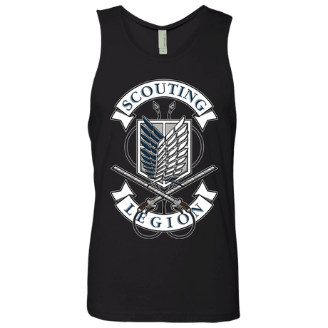 T-Shirts Black / S AoT Scouting Legion Men's Premium Tank Top