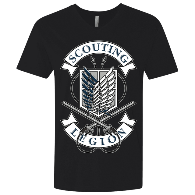 T-Shirts Black / X-Small AoT Scouting Legion Men's Premium V-Neck