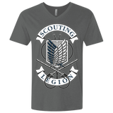 T-Shirts Heavy Metal / X-Small AoT Scouting Legion Men's Premium V-Neck
