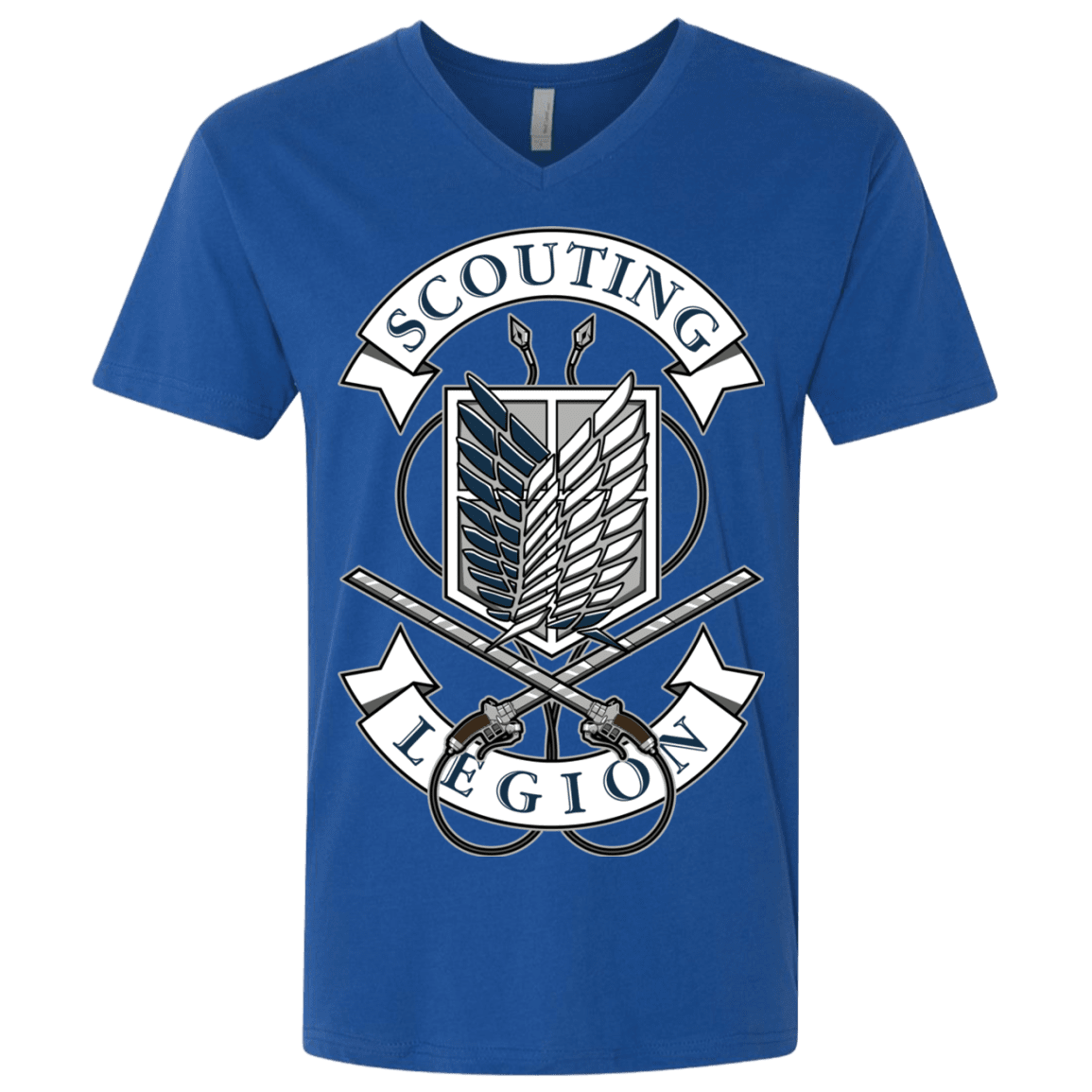T-Shirts Royal / X-Small AoT Scouting Legion Men's Premium V-Neck