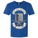 T-Shirts Royal / X-Small AoT Scouting Legion Men's Premium V-Neck