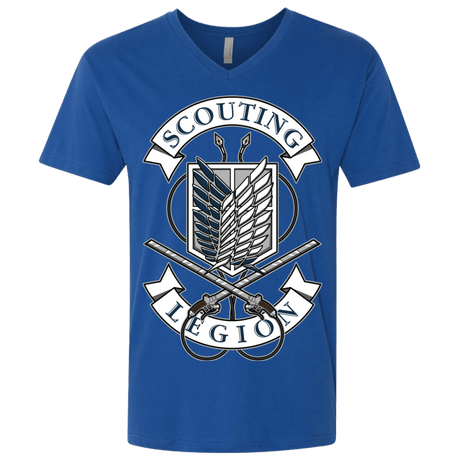 T-Shirts Royal / X-Small AoT Scouting Legion Men's Premium V-Neck