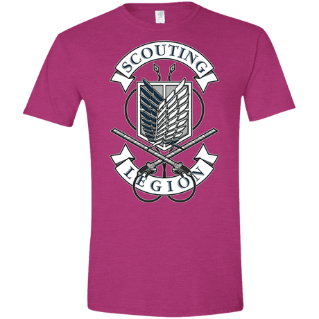 T-Shirts Antique Heliconia / S AoT Scouting Legion Men's Semi-Fitted Softstyle