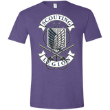 T-Shirts Heather Purple / S AoT Scouting Legion Men's Semi-Fitted Softstyle