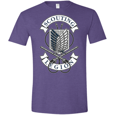 T-Shirts Heather Purple / S AoT Scouting Legion Men's Semi-Fitted Softstyle