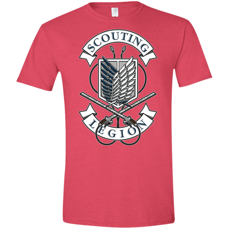 T-Shirts Heather Red / S AoT Scouting Legion Men's Semi-Fitted Softstyle