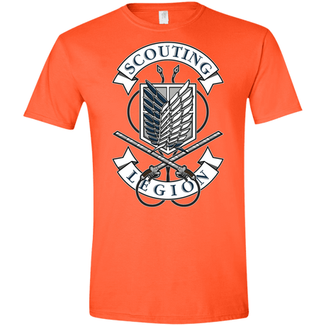 T-Shirts Orange / S AoT Scouting Legion Men's Semi-Fitted Softstyle