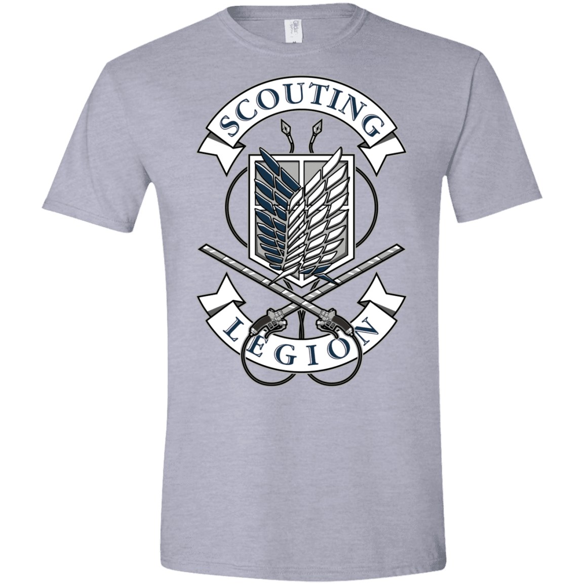 T-Shirts Sport Grey / X-Small AoT Scouting Legion Men's Semi-Fitted Softstyle