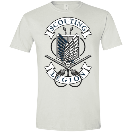 T-Shirts White / X-Small AoT Scouting Legion Men's Semi-Fitted Softstyle
