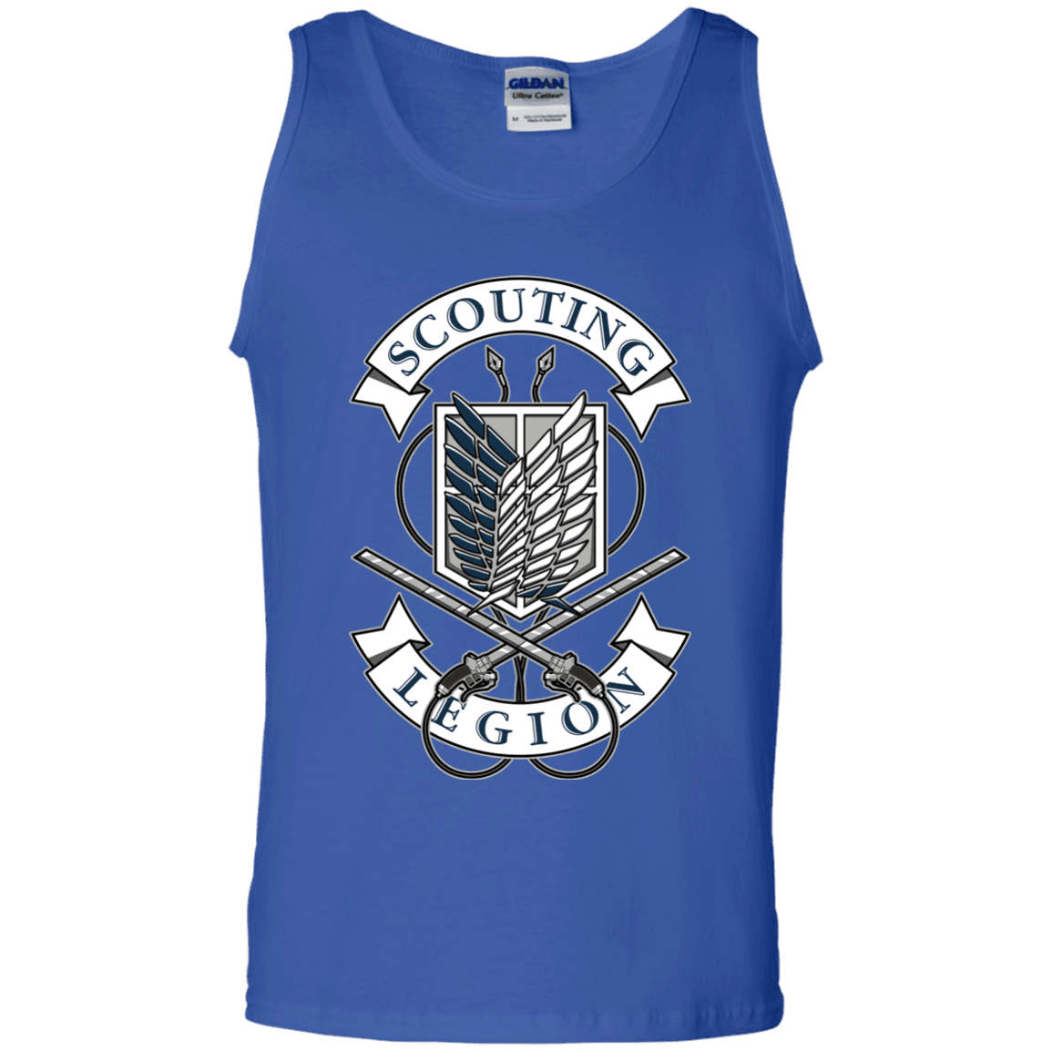 T-Shirts Royal / S AoT Scouting Legion Men's Tank Top